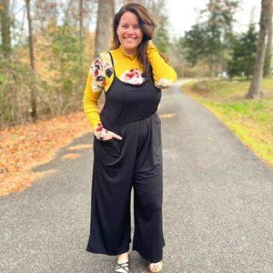 LulaRoe black jumper in large